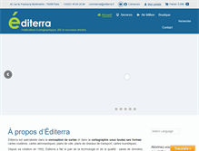 Tablet Screenshot of editerra.fr